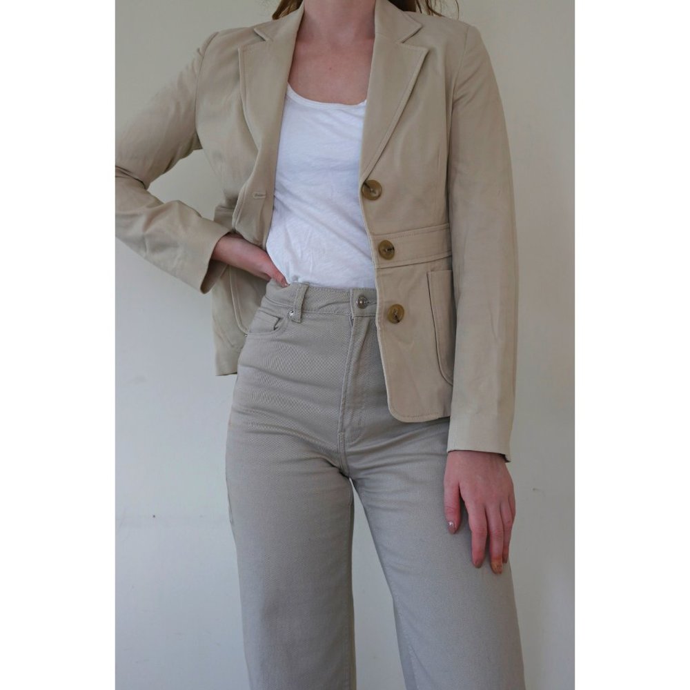 Banana Republic Creme Blazer